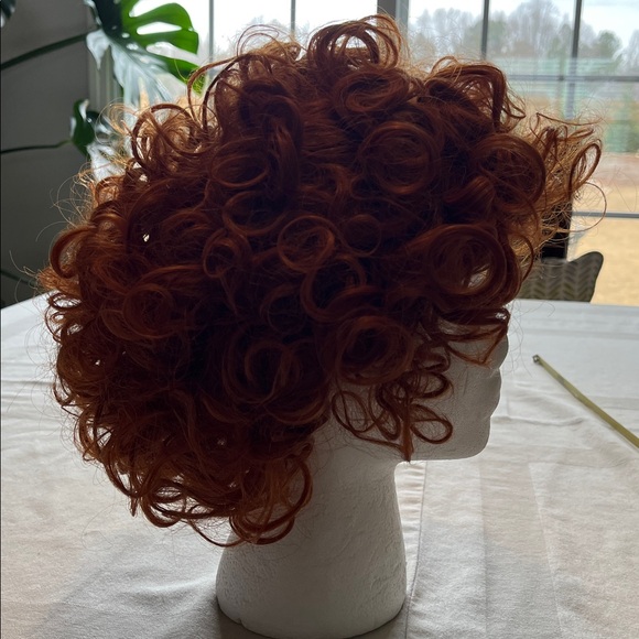 Short Curly Auburn Wig for Women - Picture 4 of 5